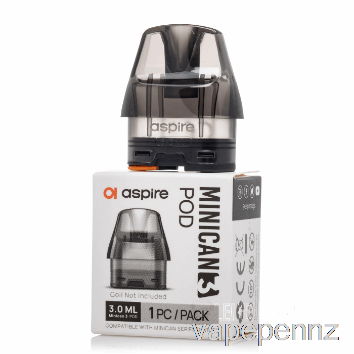 Aspire Minican 3 Replacement Pods 3mL Minican 3 Pods VAPE NZ